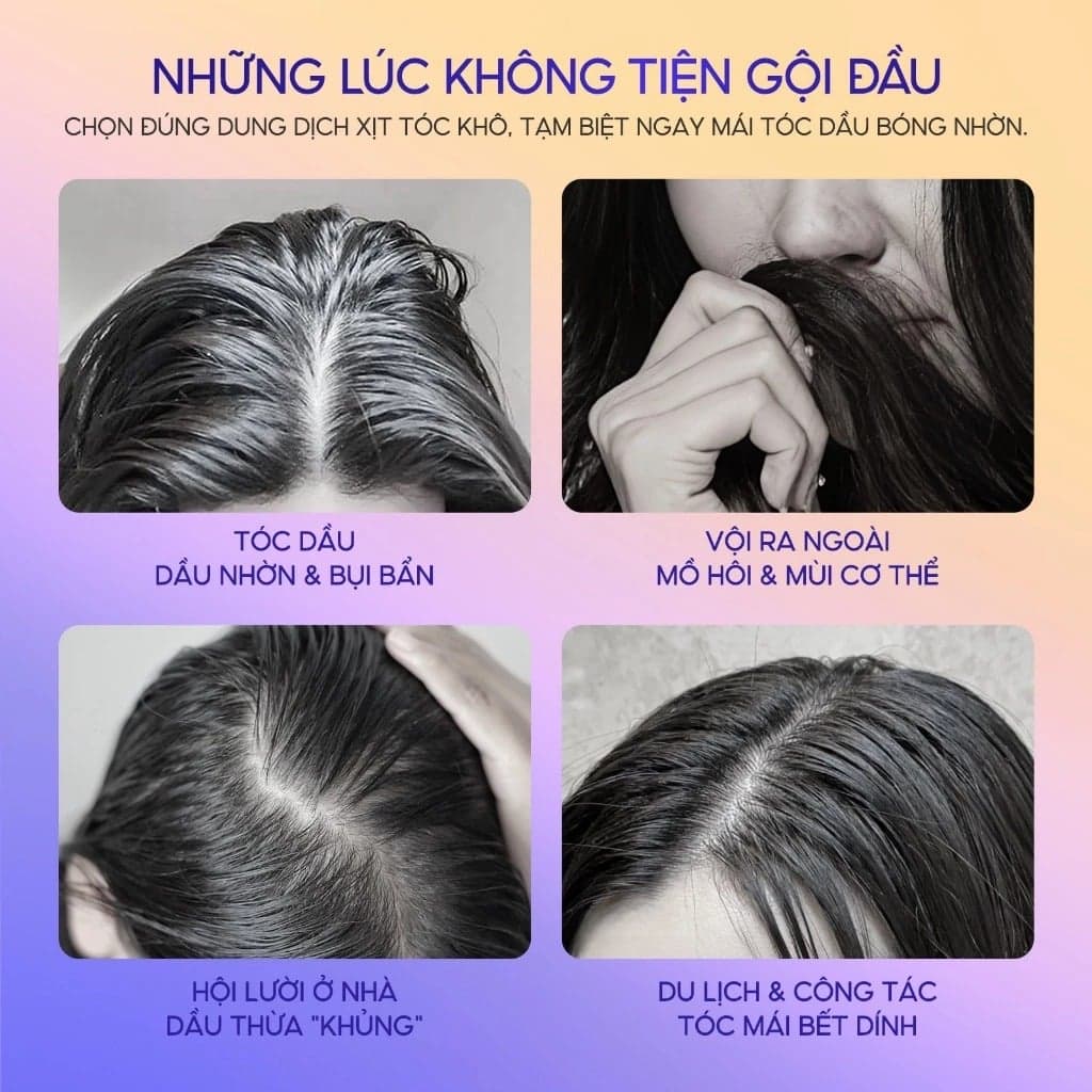 Grace and Glow dầu gội khô Dry Shampoo 150ml thumb 7