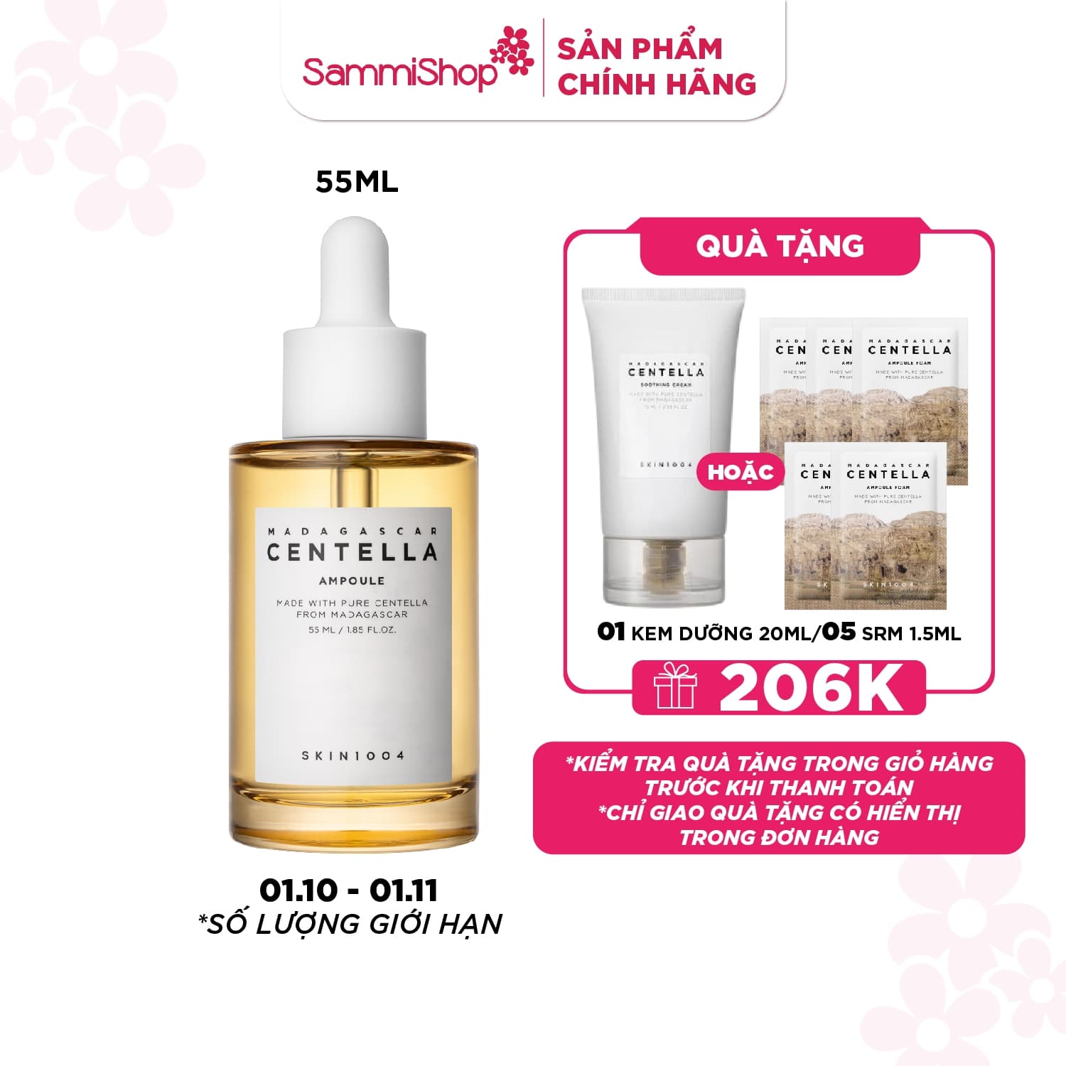 Skin1004 Tinh chất Madagascar Centella Ampoule 55ml thumb 1