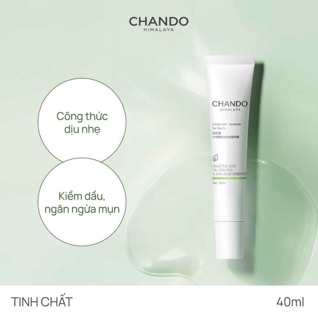 CHANDO Tinh chất Salicylic Acid Oil-control & Anti-acne Essence 40ml thumb 2