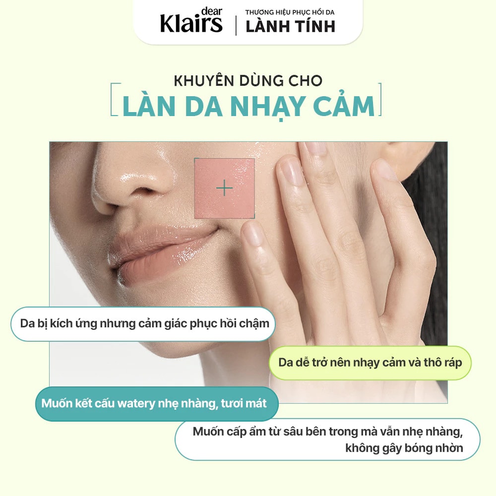 Dear Klairs Nước hoa hồng Supple Preparation Cica Toner 180ml 6