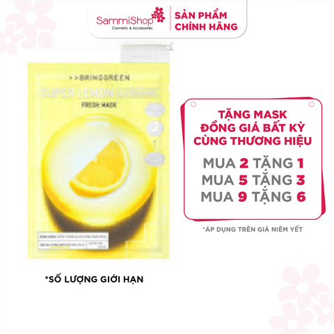 SALE TOÀN NHÃN 01.07 - 02.08 Bring Green Mặt nạ giấy Fresh Mask 20g 4