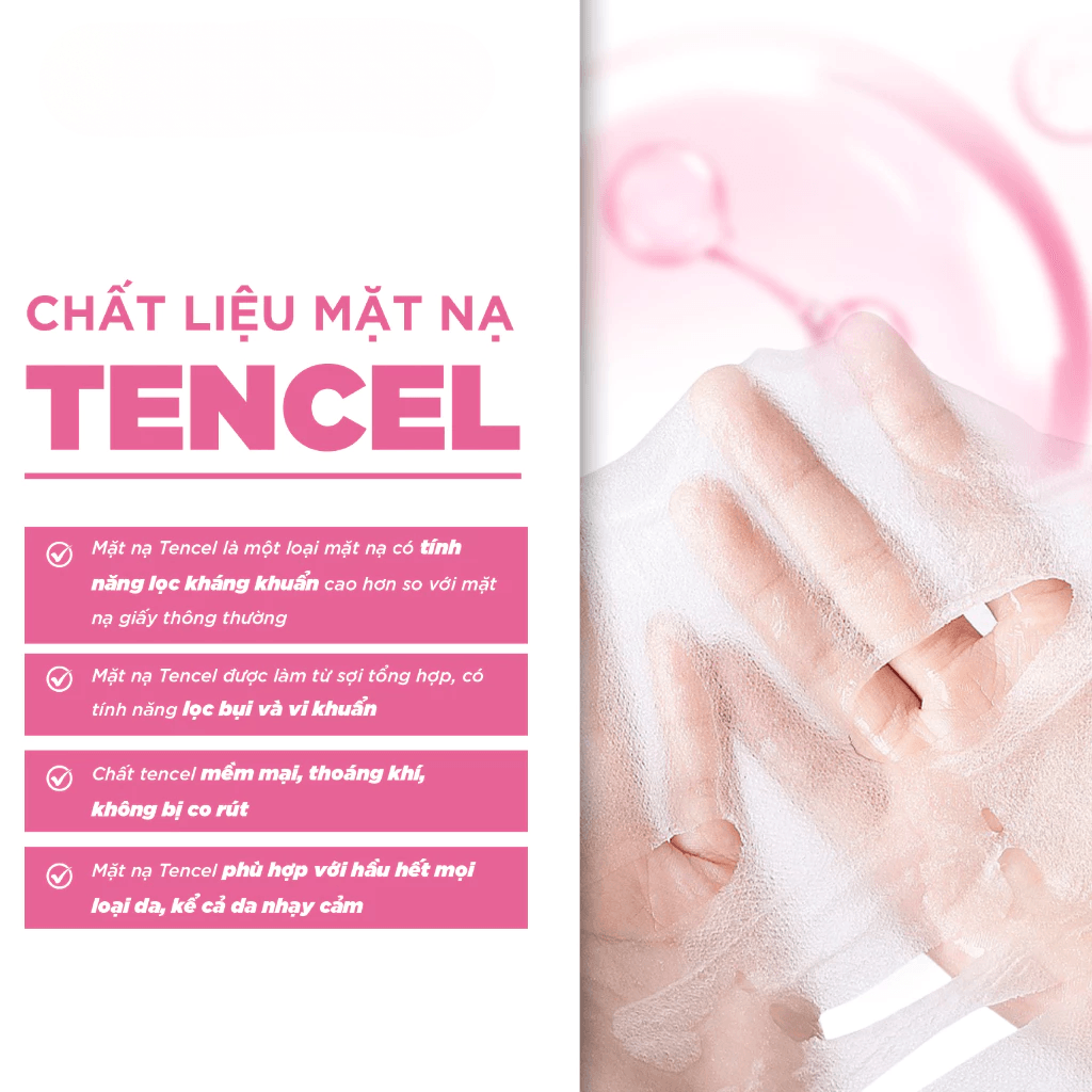 Emmie by Happyskin Mặt Nạ Tencel Mask 25g 5
