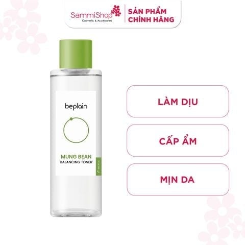[date 5/27] Beplain Nước hoa hồng Mung Bean Balancing Toner 200ml 1