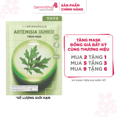 SALE TOÀN NHÃN 01.07 - 02.08 Bring Green Mặt nạ giấy Fresh Mask 20g 1