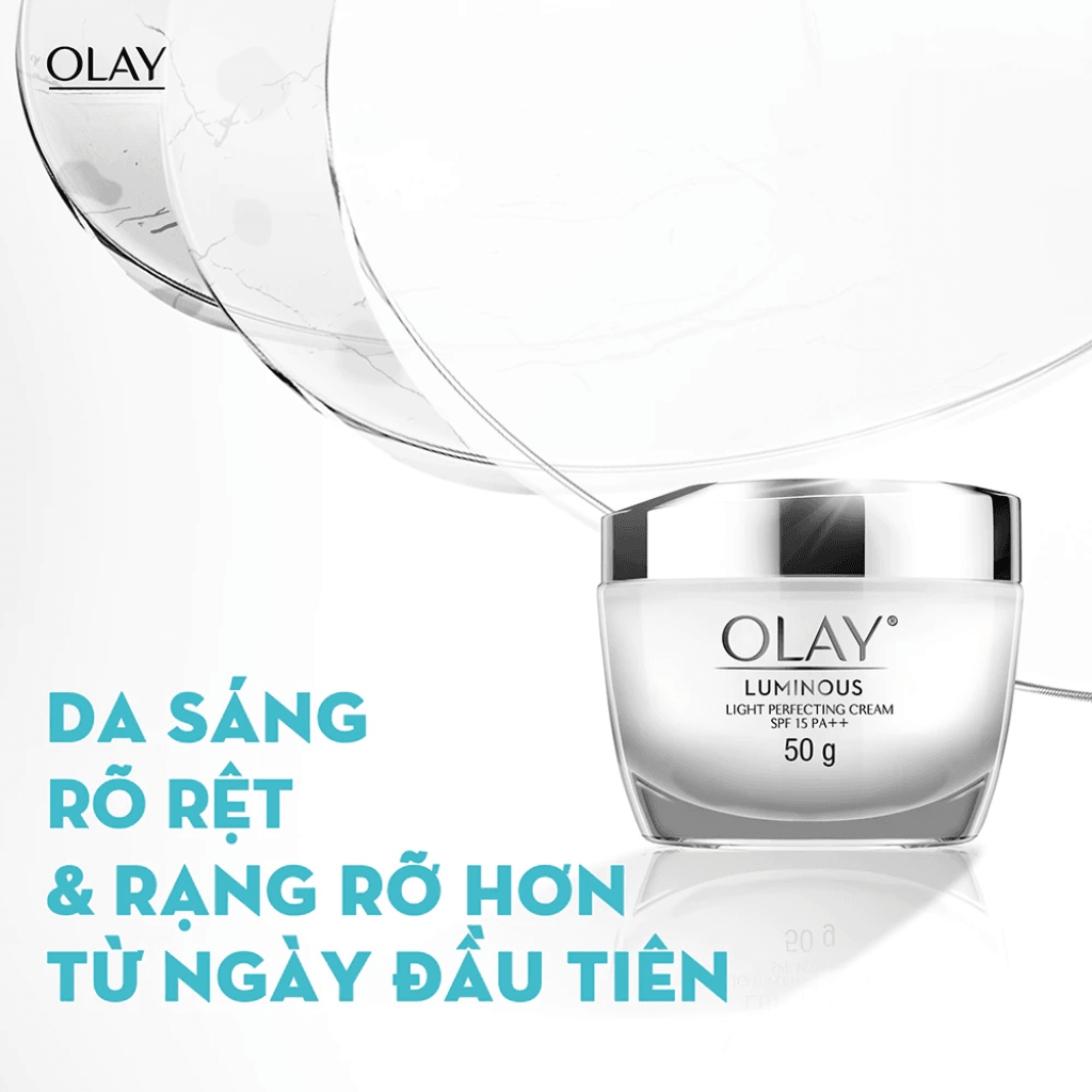 Olay Kem dưỡng ẩm trắng da ban ngày Luminous Light Perfecting Cream 50g 2