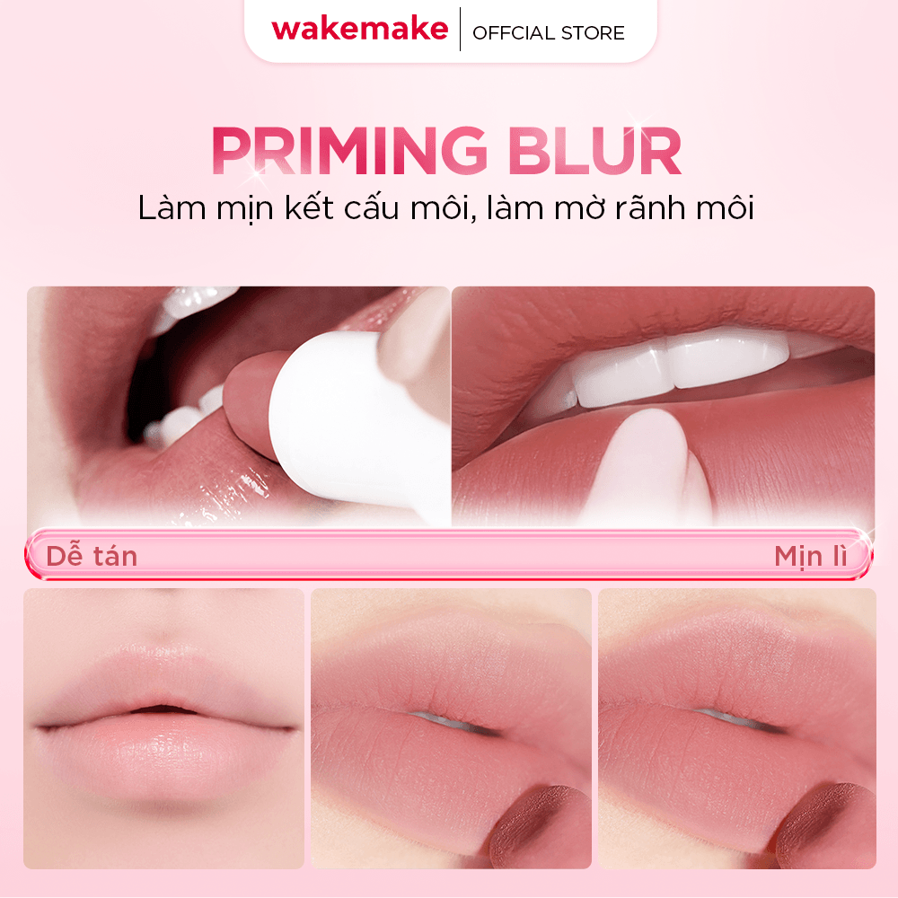 Wakemake Son môi Soft Blurring Balm Stick 3.5g 5