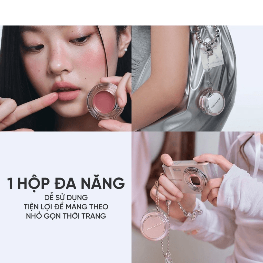 Judydoll Son dưỡng và Phấn má Watery Multimuse Color Balm 4