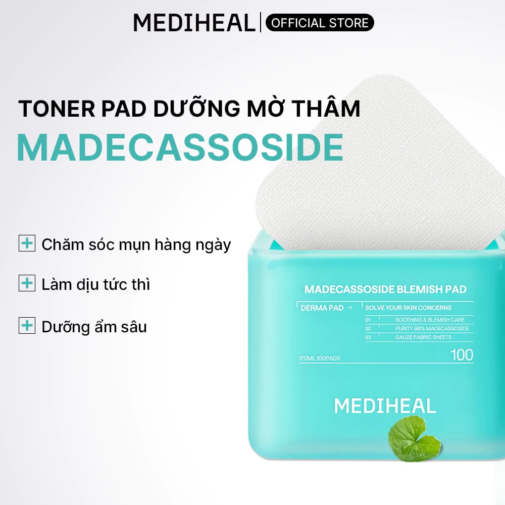 Mediheal Mặt nạ dưỡng da Madecassoside Blemish Pad 170ml 3