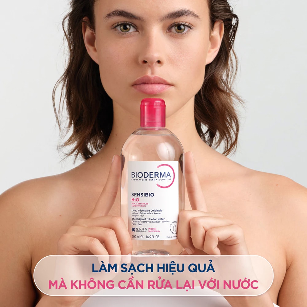 Bioderma Nước tẩy trang Sensibio H2O 500ml ver 2 4