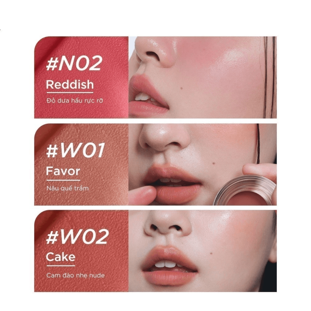 Judydoll Son dưỡng và Phấn má Watery Multimuse Color Balm 8