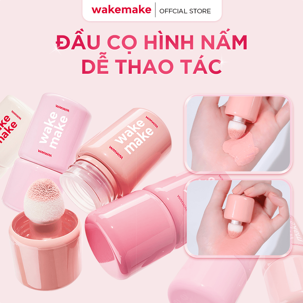 Wakemake Phấn má Shaking Blur Cheek 4g 7