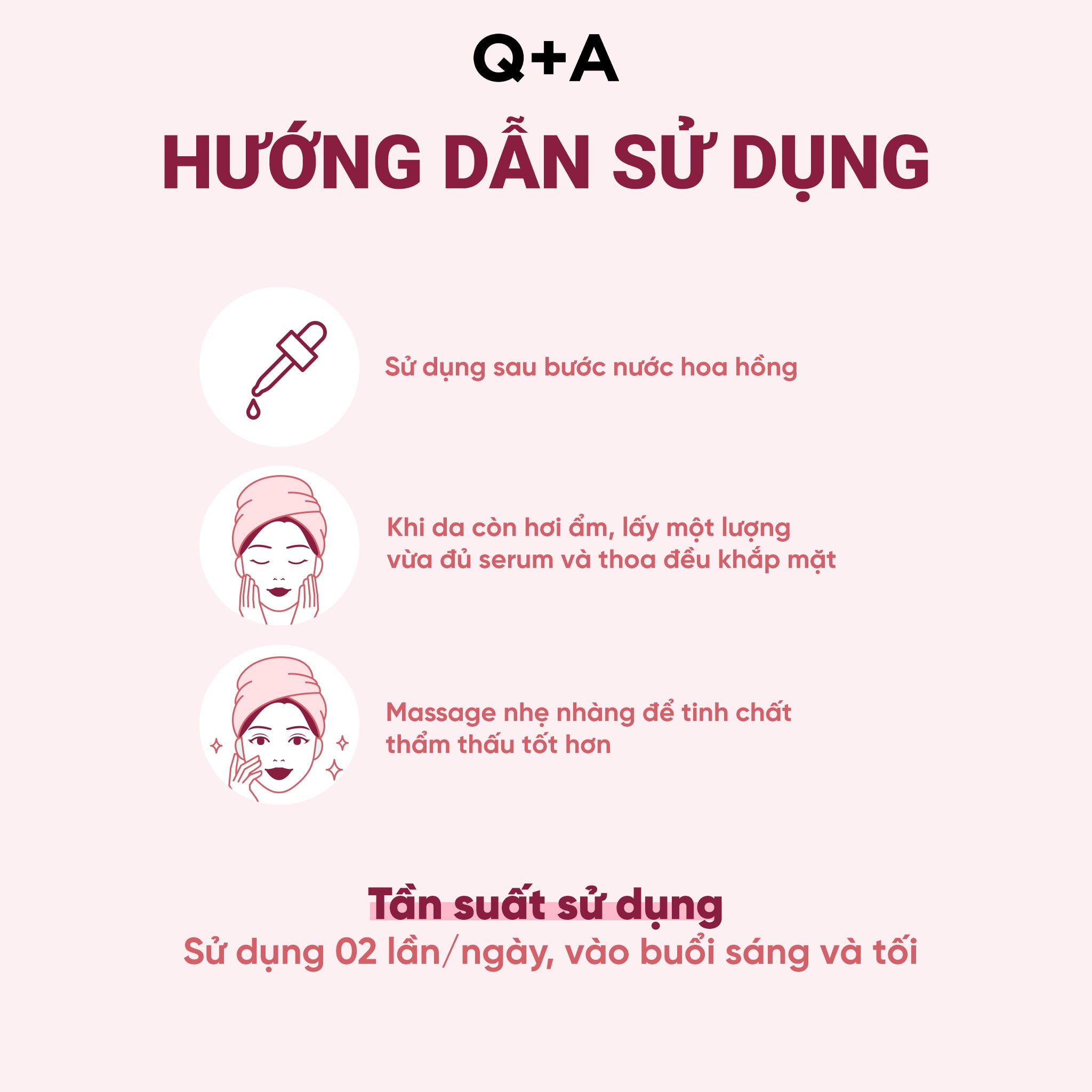 Q+A Tinh chất Hyaluronic Acid Facial Serum 30ml 5