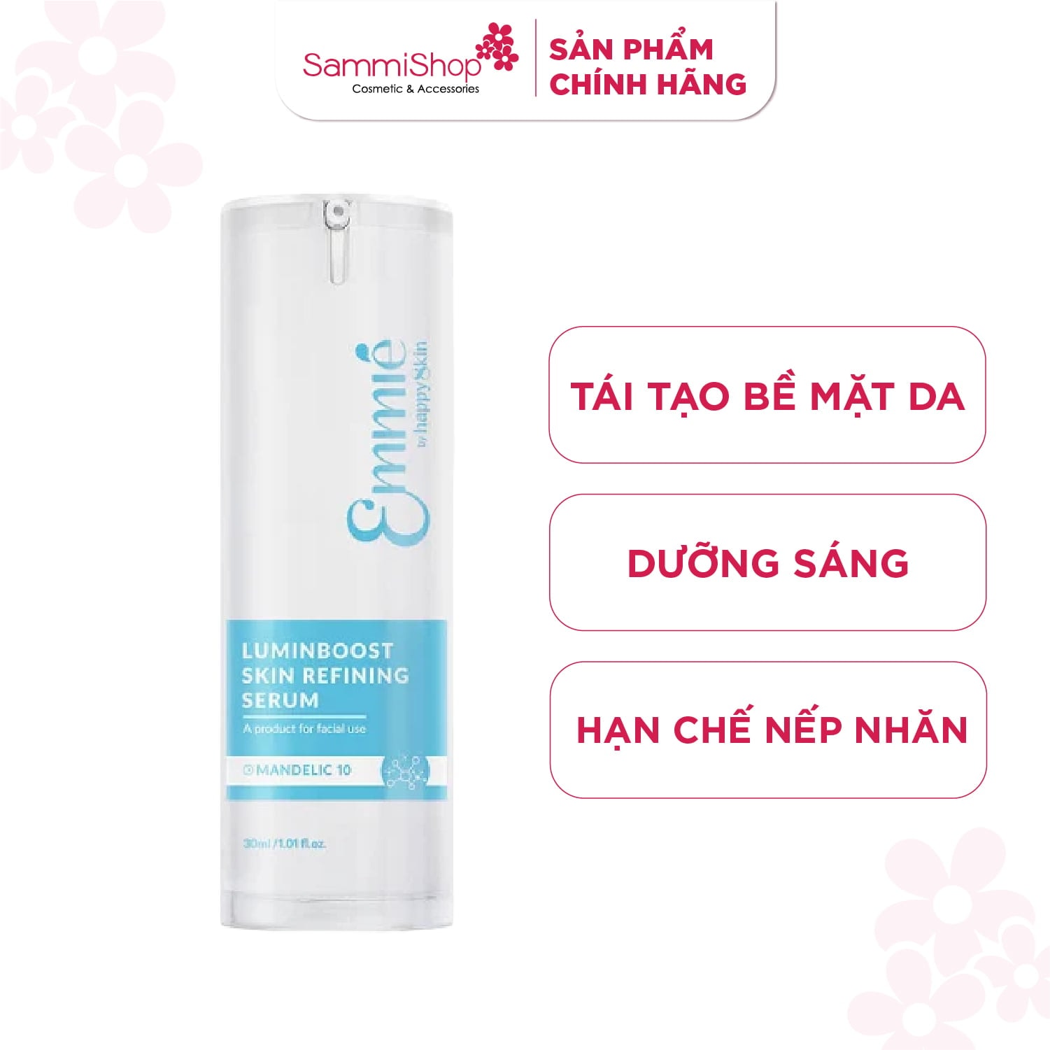 Emmie by Happyskin Serum Luminboost Skin Refining 30ml 1