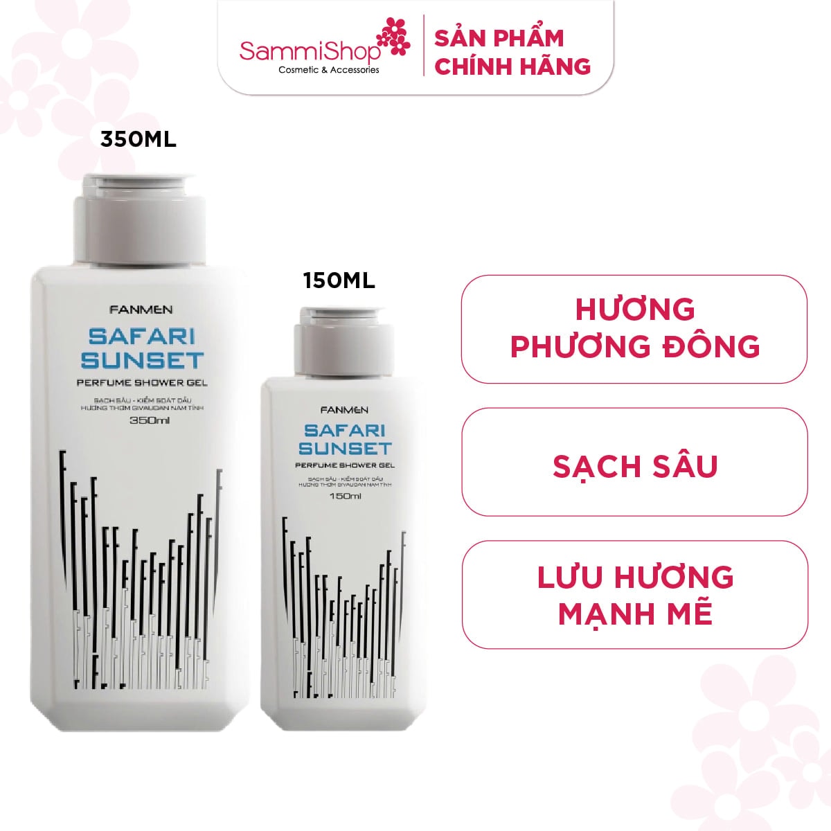 Fanmen Sữa tắm nước hoa Safari Sunset 1