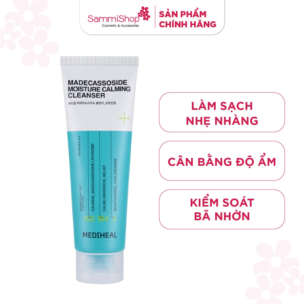 Mediheal Sữa rửa mặt Madecassoside Cleanser Moisture Calming 120ml 2