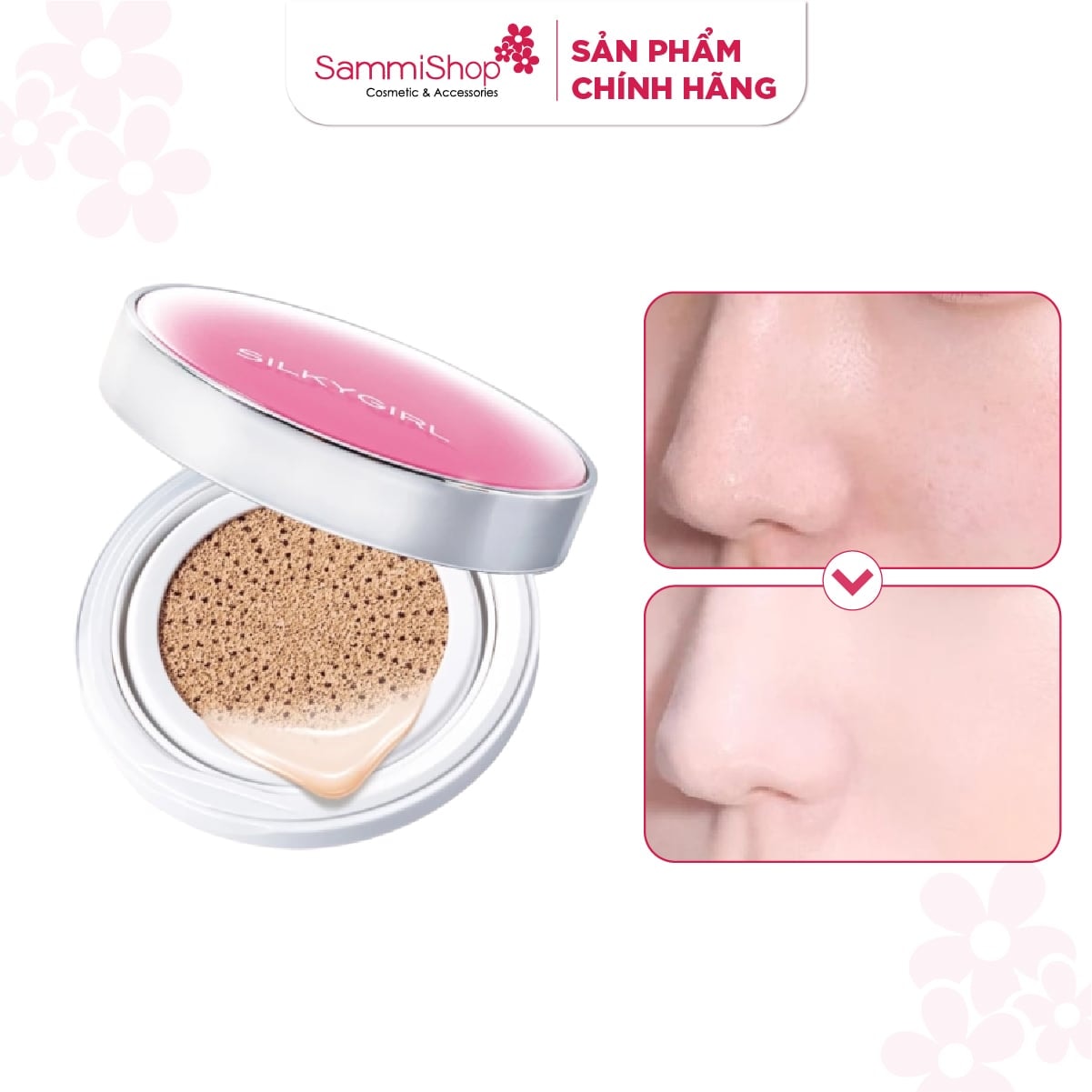 Silkygirl Phấn nước Serum Cushion 13g 1