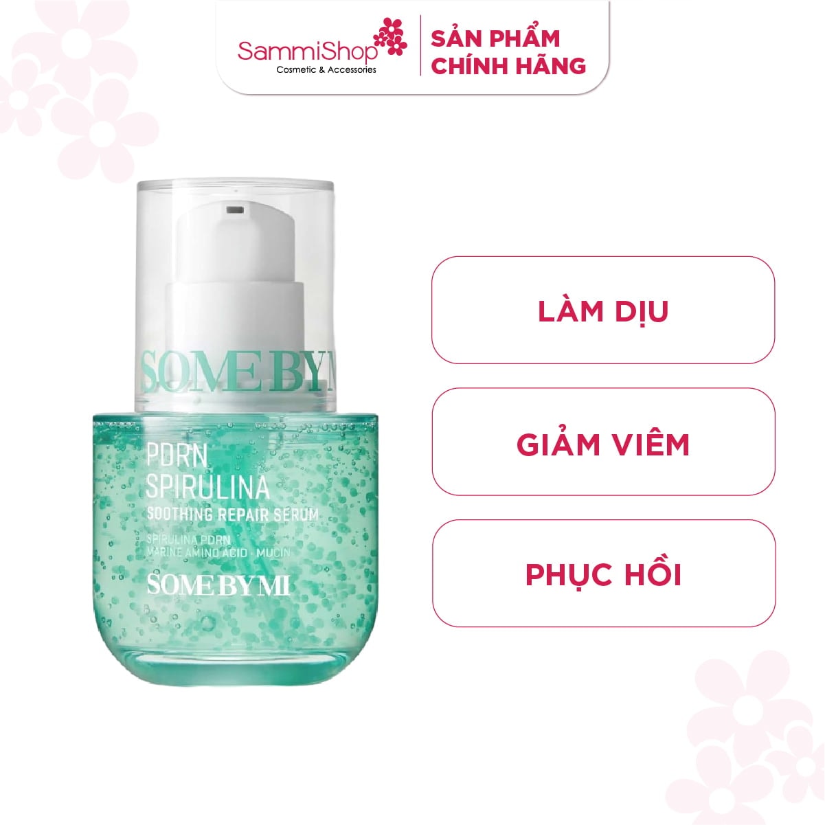 Some By Mi Tinh chất PDRN Spirulina Soothing Repair Serum 50ml 2