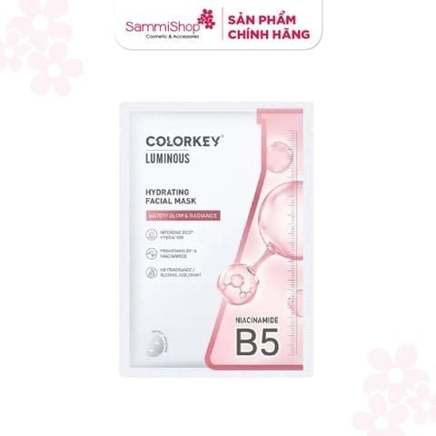 [HÀNG TẶNG KHÔNG BÁN] QT COLORKEY Mặt nạ giấy Luminous B5 Hydrating Facial Mask 25ml 1