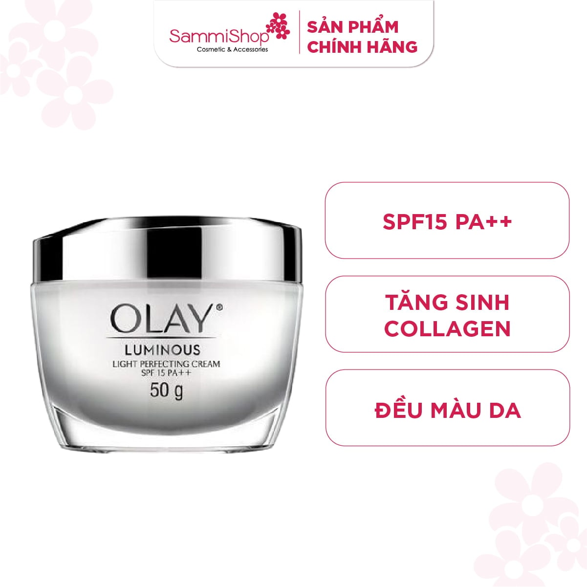 Olay Kem dưỡng ẩm trắng da ban ngày Luminous Light Perfecting Cream 50g 1