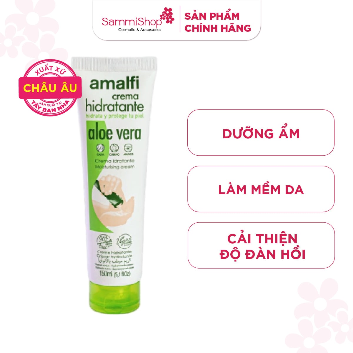 Amalfi Kem dưỡng Aloe Vera Moisturising Cream 150ml 1