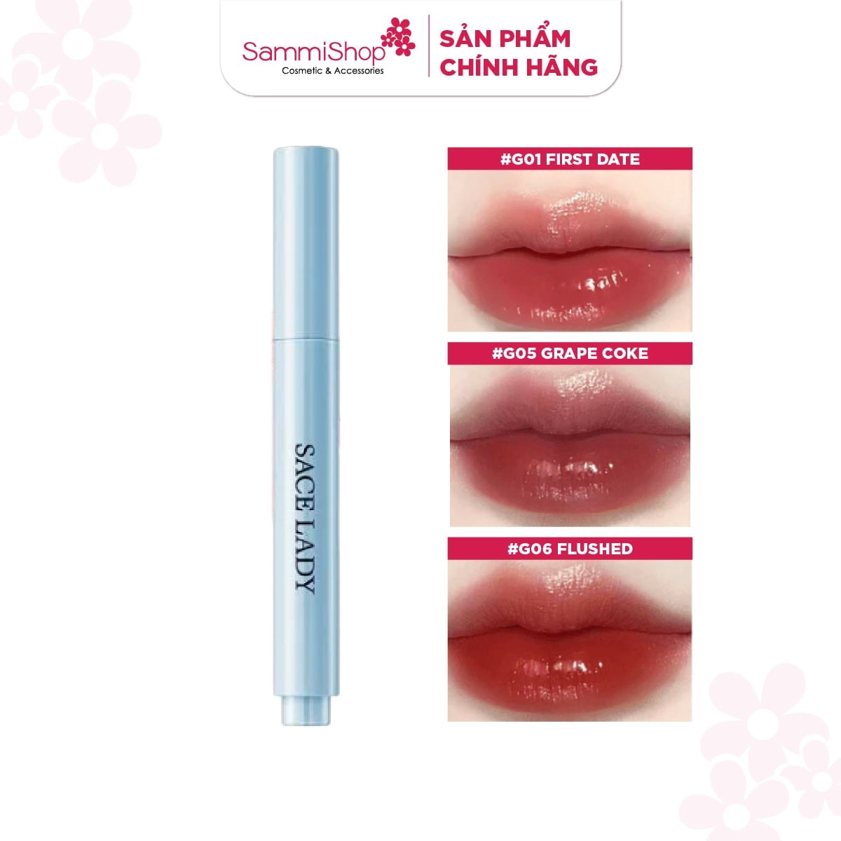 Sace Lady Son tint bóng Airy Fresh Glasting Water 1.8g 1
