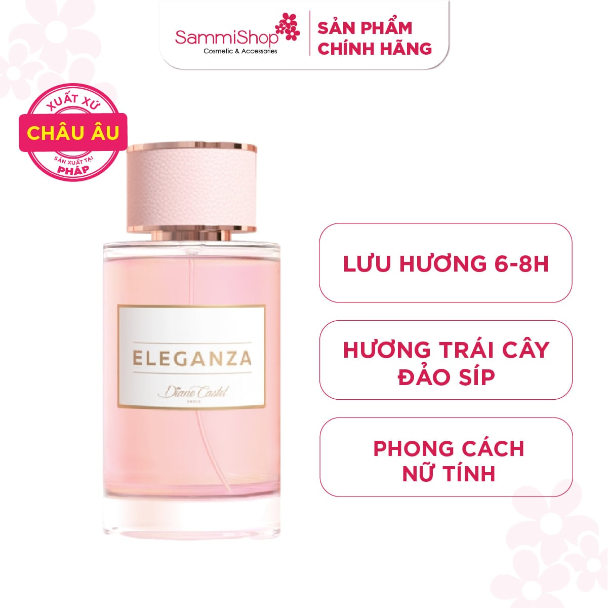 Diane Castel Paris Nước hoa Eleganza Eau De Parfum 100ml 1