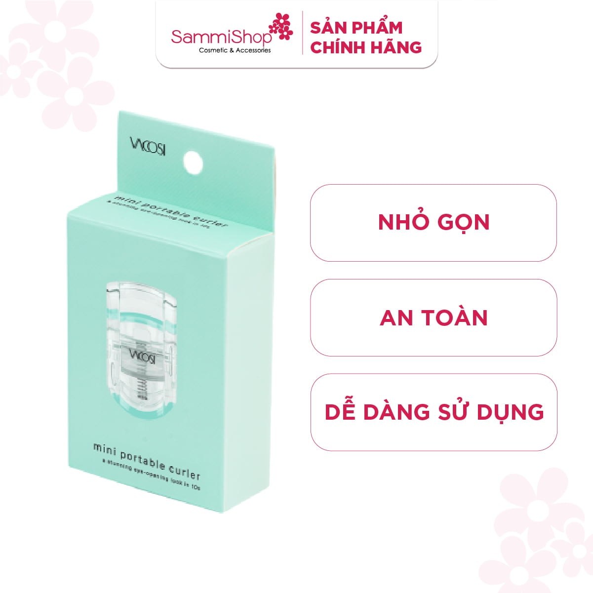 Vacosi Bấm mi mini Portable Curler BM10 1