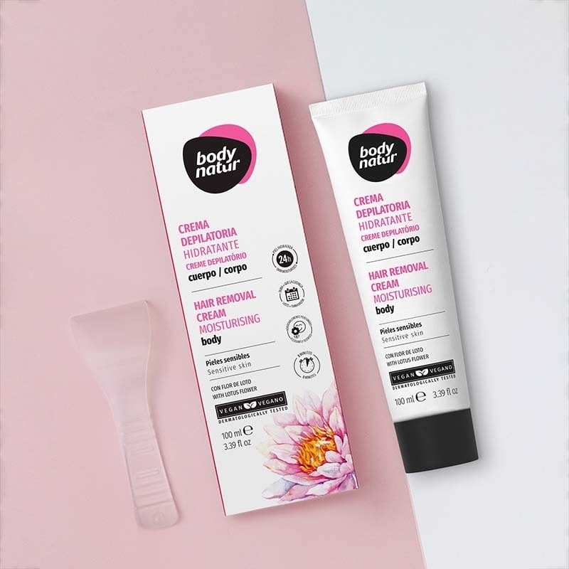 Body Natur Kem Tẩy Lông Hair Removal Cream Moisturising Body Sensitive Skin 6