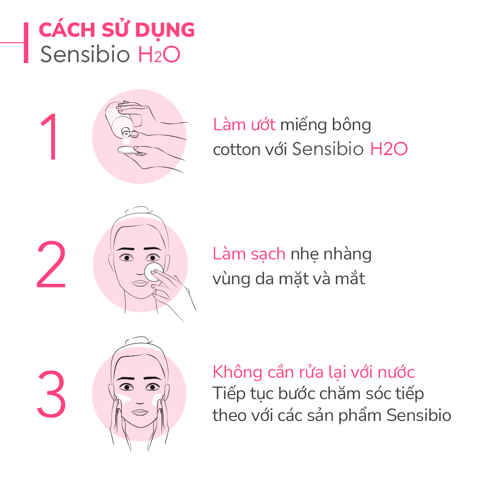 Bioderma Nước tẩy trang Sensibio H2O 500ml ver 2 7