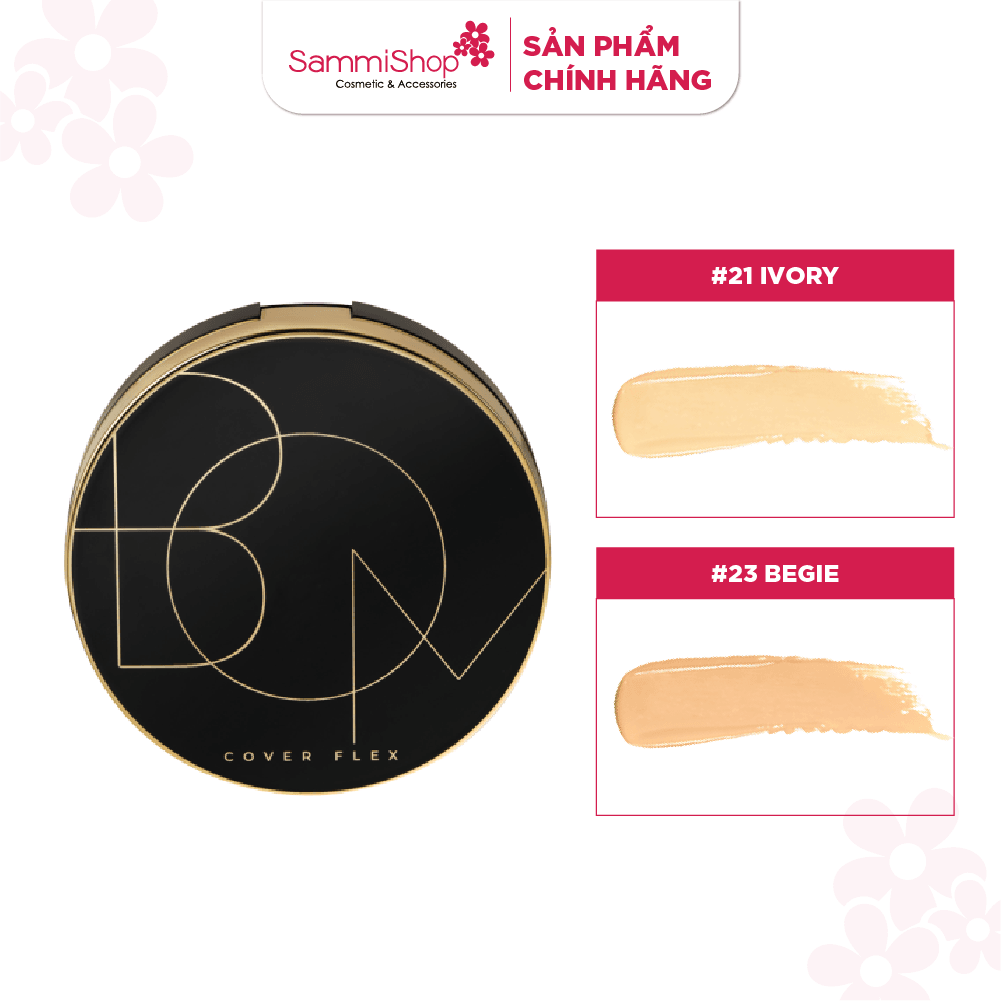 BOM Phấn nước Cover Flex Cushion SPF 50+ PA +++  15g 1