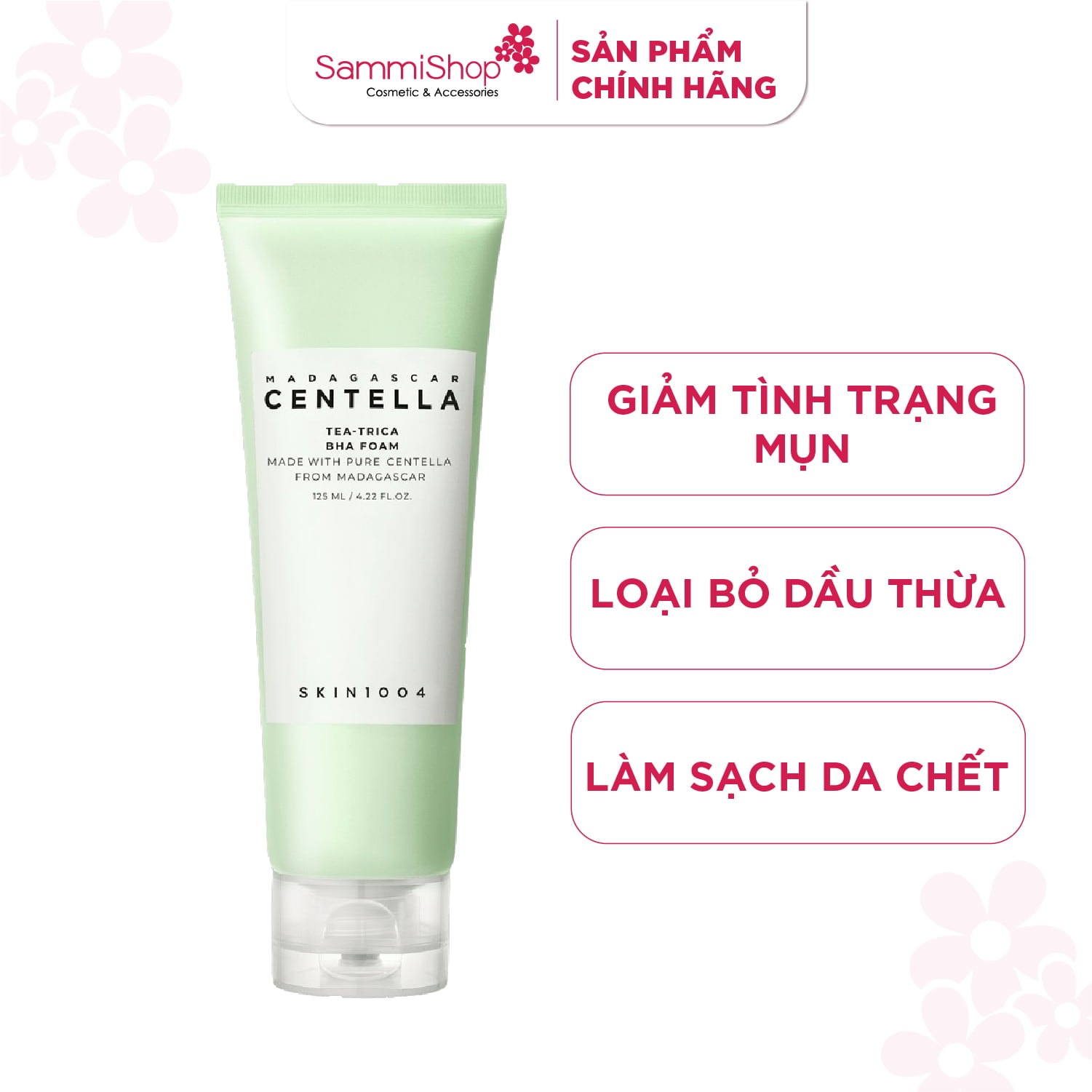 Skin1004 Sữa rửa mặt Madagascar Centella Tea-Trica BHA Foam 125ml 2