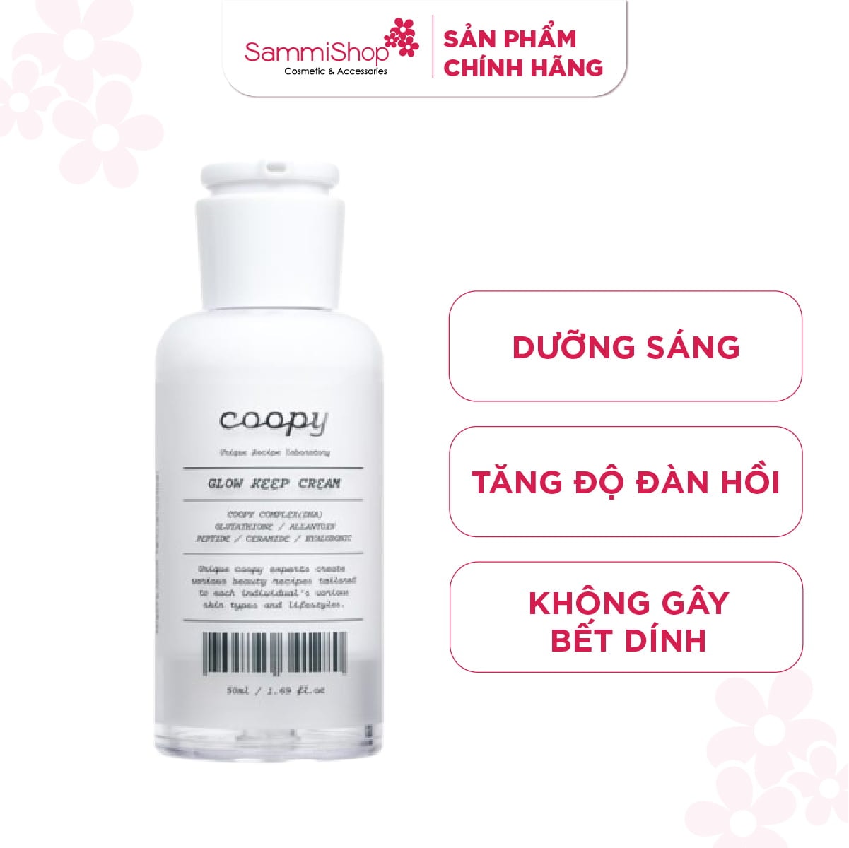 Coopy Kem dưỡng da Glow Keep Cream 50ml 1