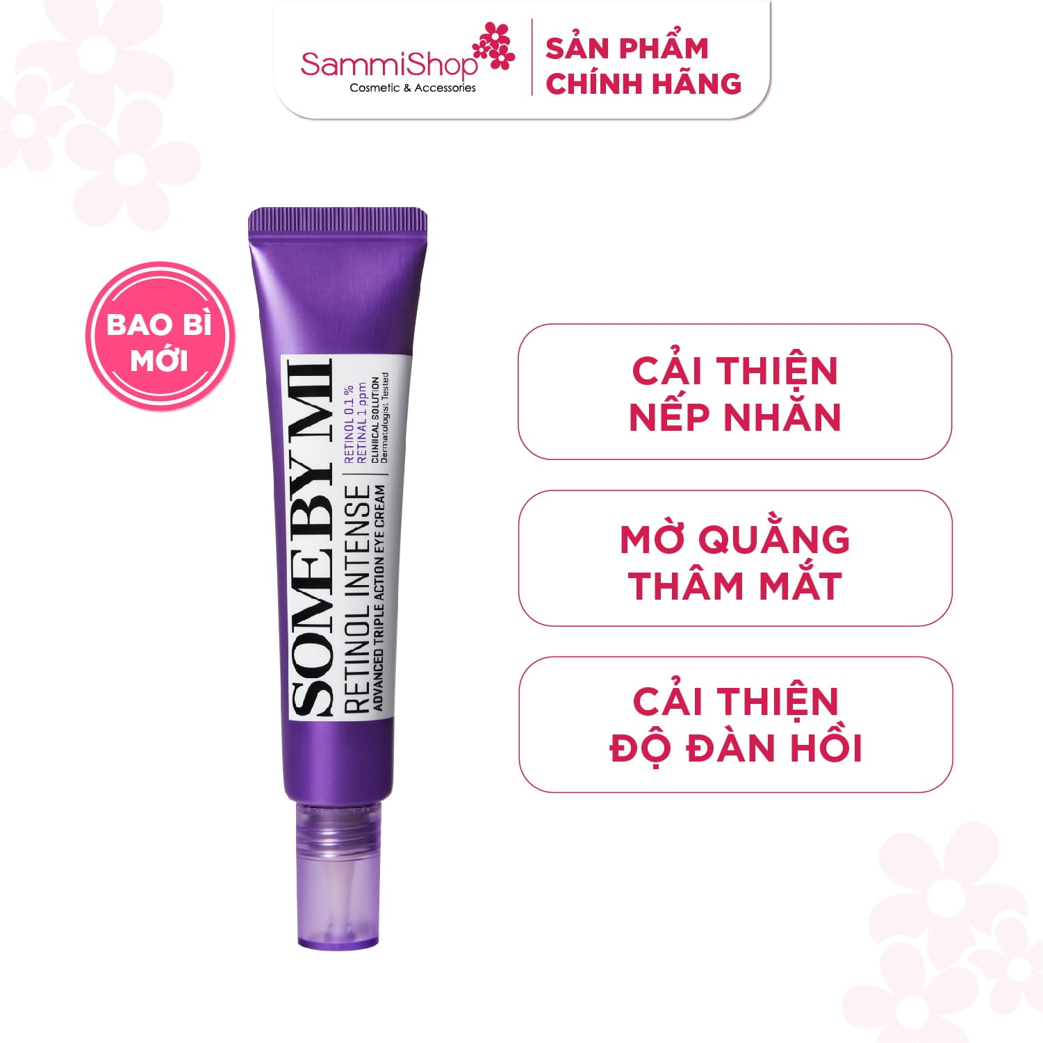 Some By Mi Kem dưỡng mắt Retinol Intense Advanced Triple Action Eye Cream 30ml 1