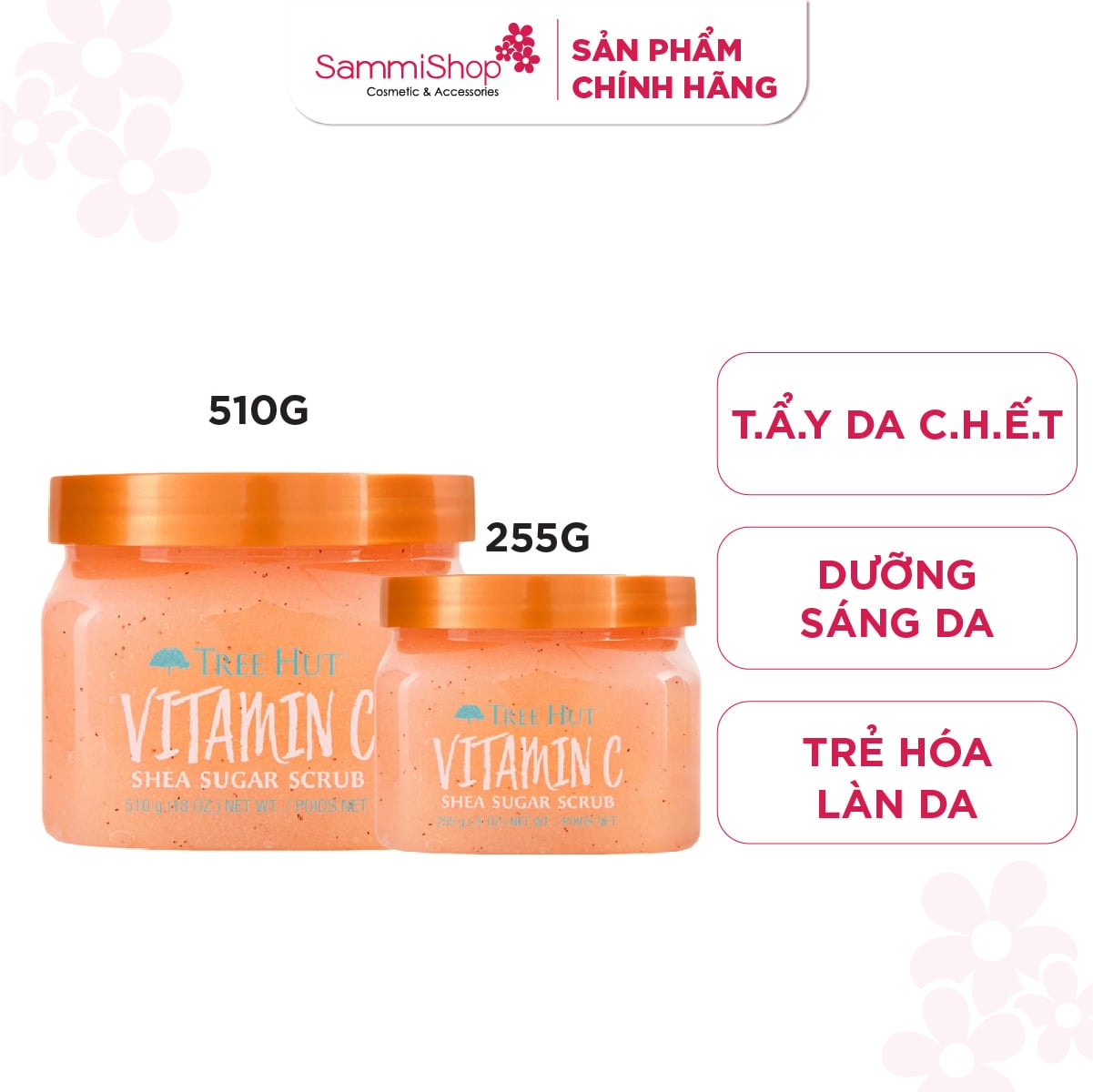 Tree Hut Tẩy tế bào chết Vitamin C Shea Sugar Scrub 1