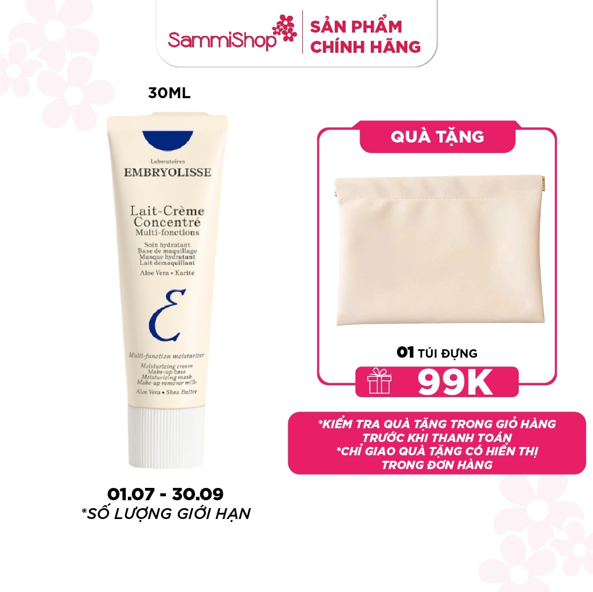 Embryolisse Sữa dưỡng Lait - Crème Concentré 1