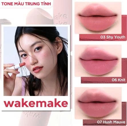 Wakemake Son môi Soft Blurring Balm Stick 3.5g 8