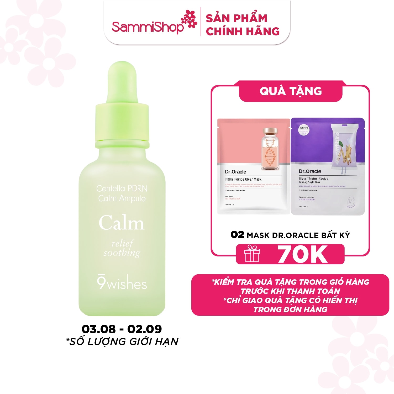 9 Wishes Tinh chất Centella PDRN Calm Ampule 30ml 1