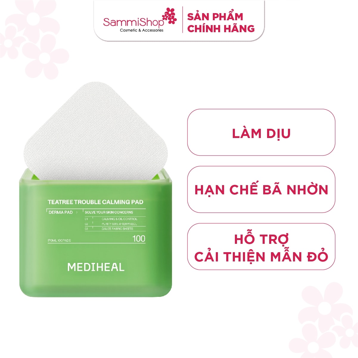 Mediheal Mặt nạ dưỡng da Teatree Trouble Calming Pad 170ml 2