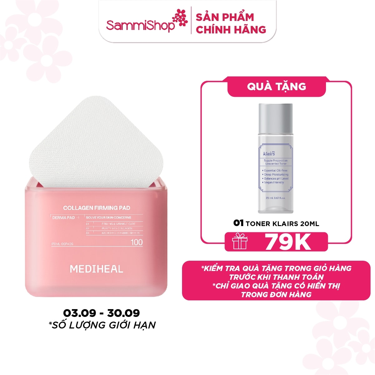 Mediheal Mặt nạ dưỡng da Collagen Firming Pad 170ml 1