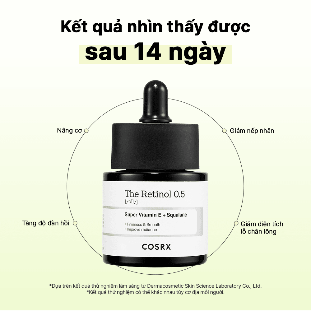 COSRX Dầu dưỡng The Retinol 0.5 Oil 20mL 5