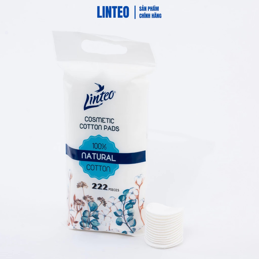 Linteo Bông tẩy trang 222 miếng 2