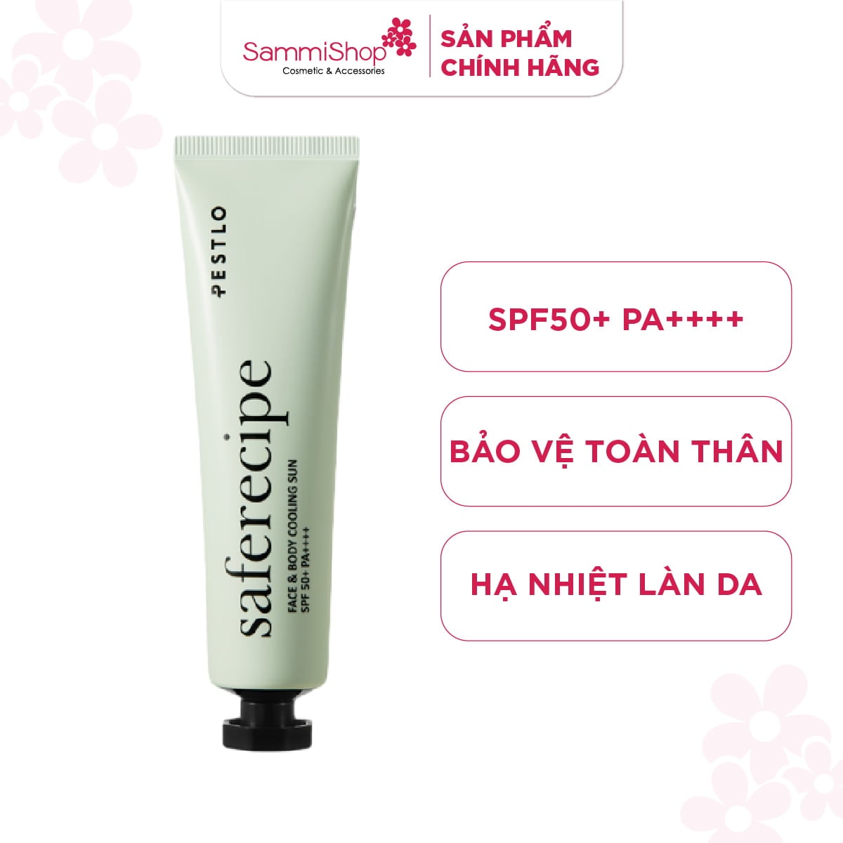 Pestlo Kem chống nắng Saferecipe Face & Body Cooling Sun SPF50+ PA++++ 100ml 1