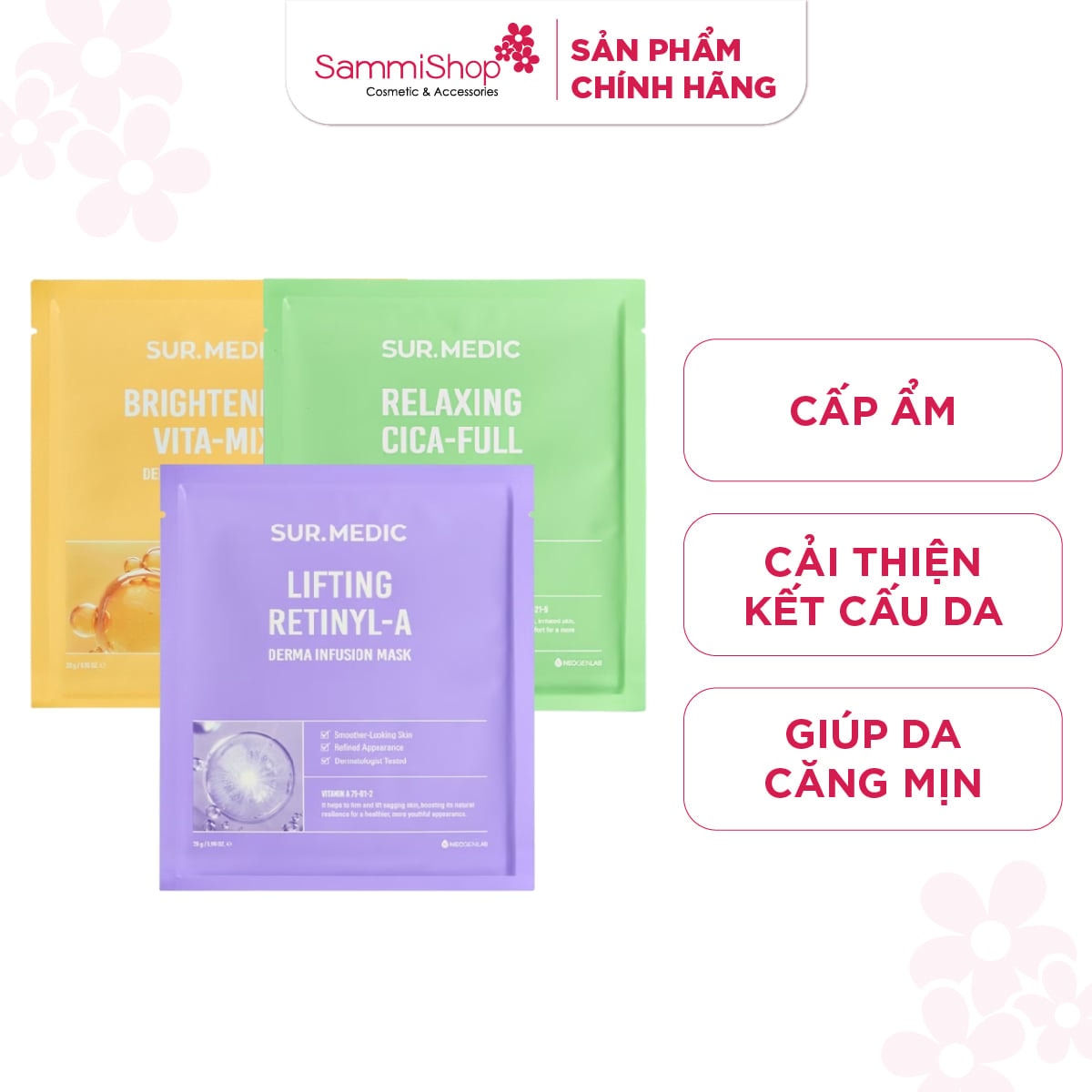 Sur.Medic+ Mặt nạ Derma Infusion Mask 28g 1