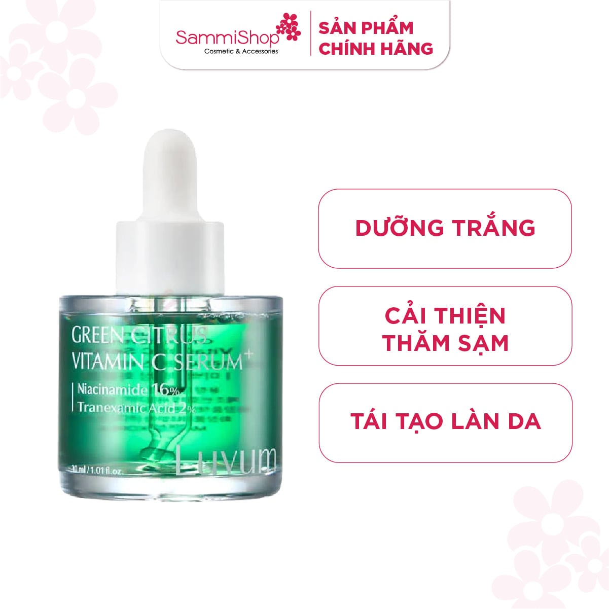 Luvum Tinh chất Green Citrus Serum Vitamin C 30ml 1