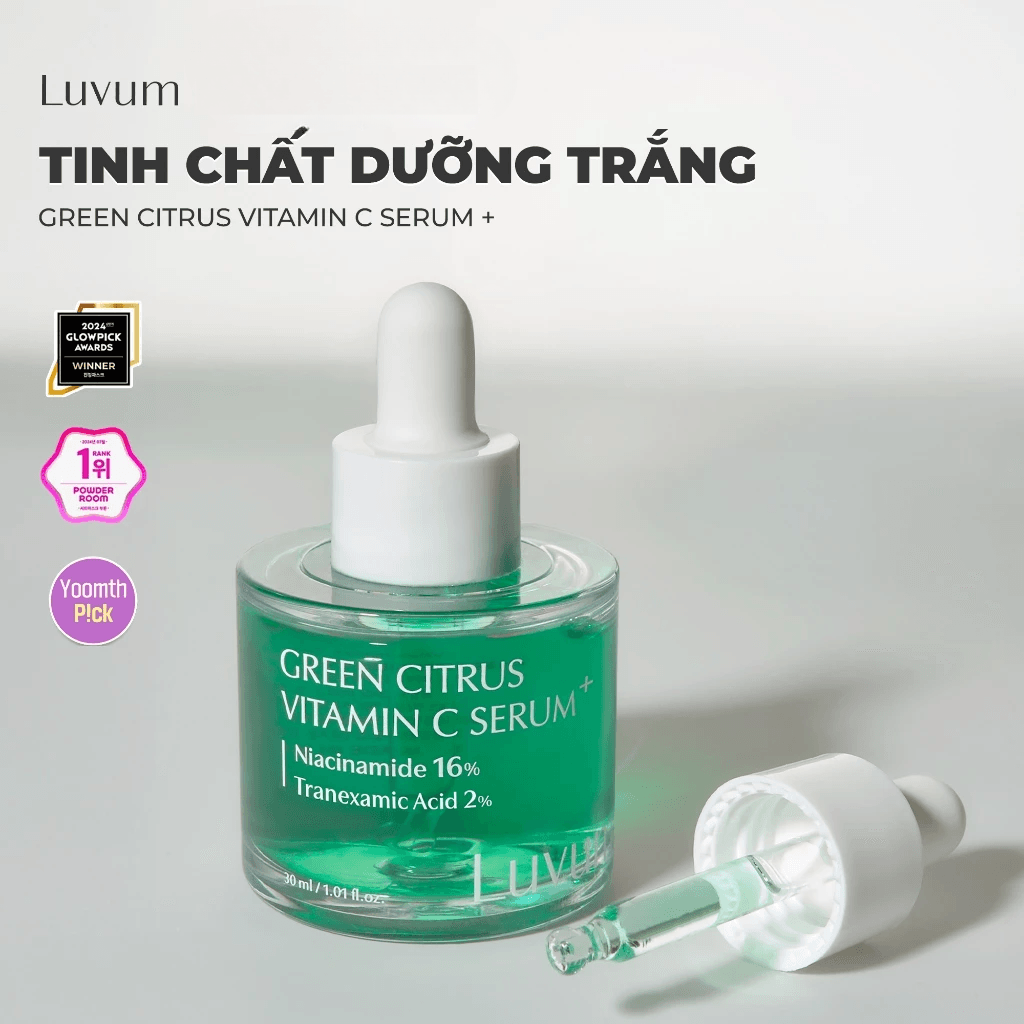 Luvum Tinh chất Green Citrus Serum Vitamin C 30ml 2