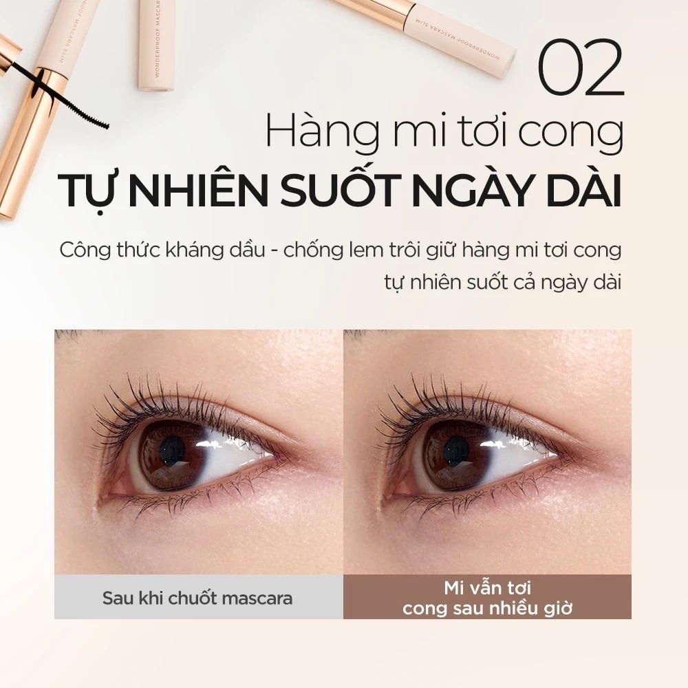 BOM Chuốt mi Wonderproof Mascara Slim 4.5g 3