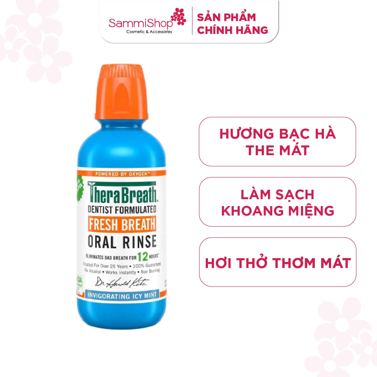 Therabreath Nước súc miệng Fresh Breath Oral Rinse 473ml 2
