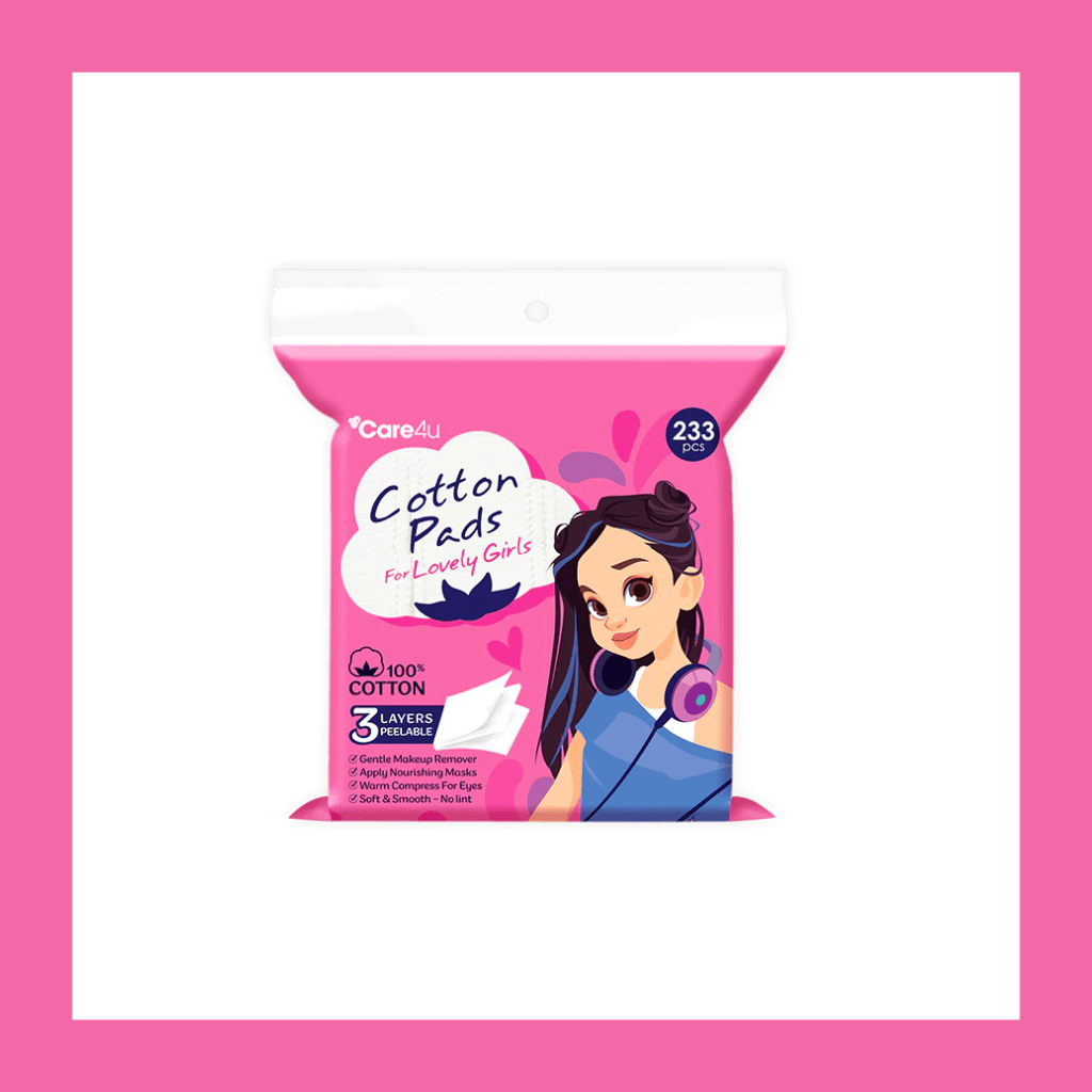 Care4u Bông tẩy trang 3 lớp 233 miếng 3