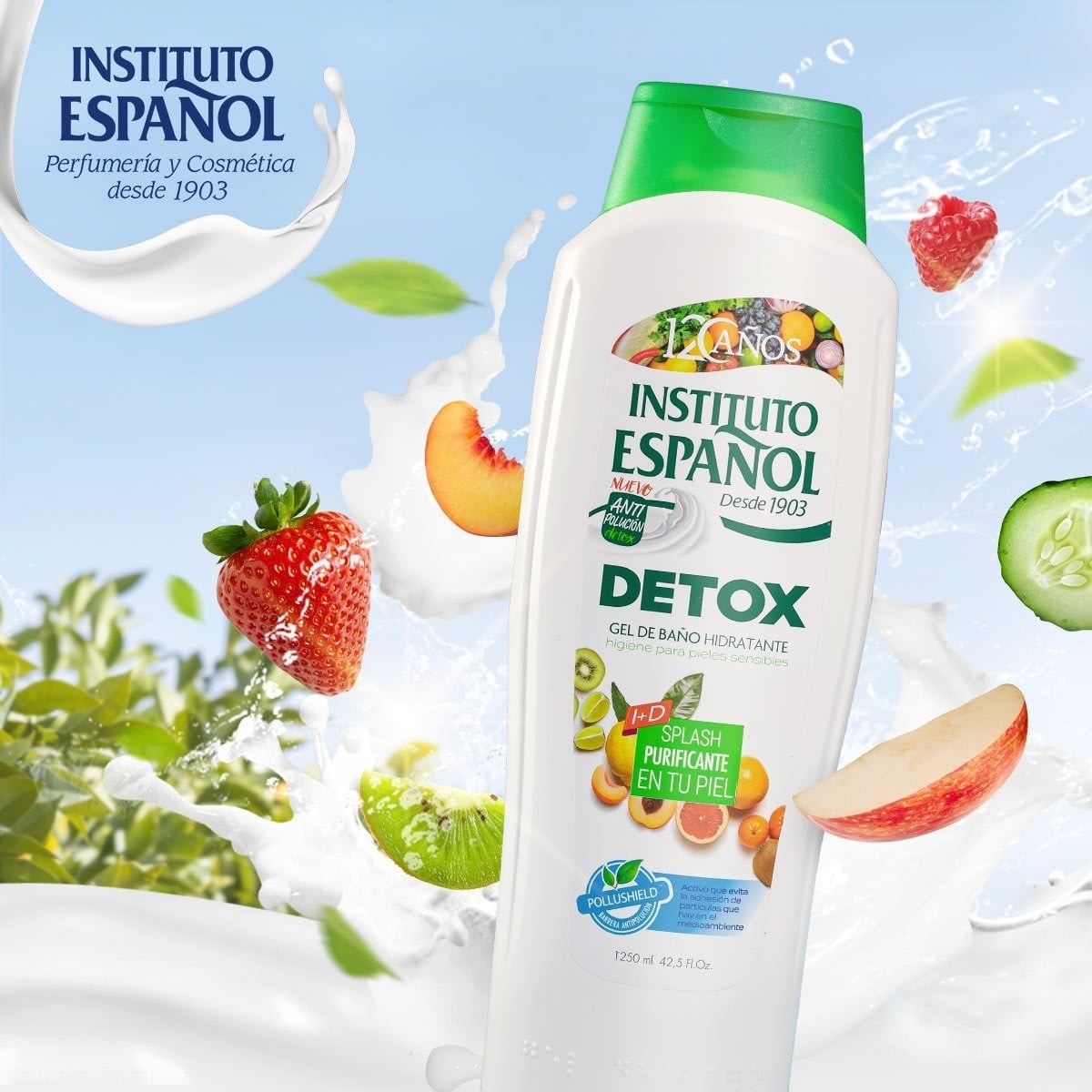 Instituto Español Gel tắm Detox Gel De Baño Hidratante 1250ml 2
