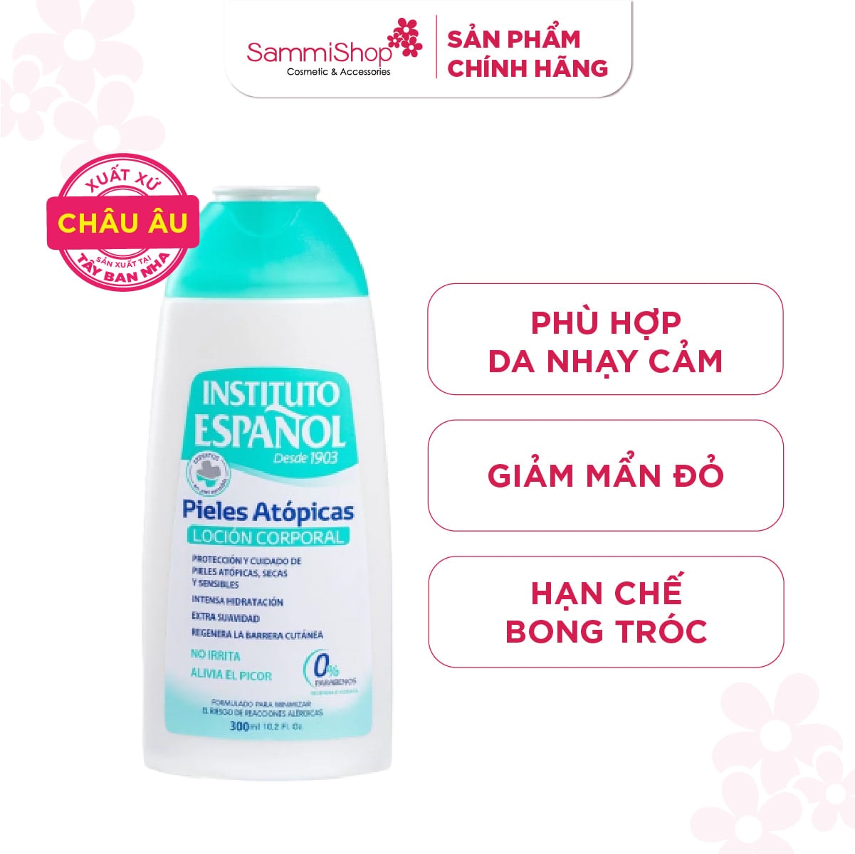 Instituto Español Sữa dưỡng Pieles Atópicas Loción Corporal 300ml 1